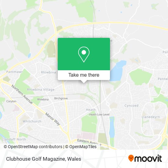 Clubhouse Golf Magazine map