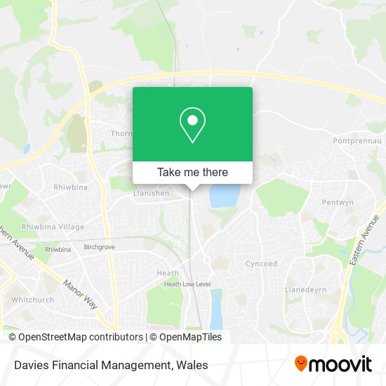 Davies Financial Management map