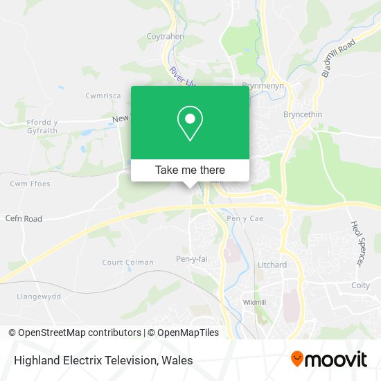 Highland Electrix Television map