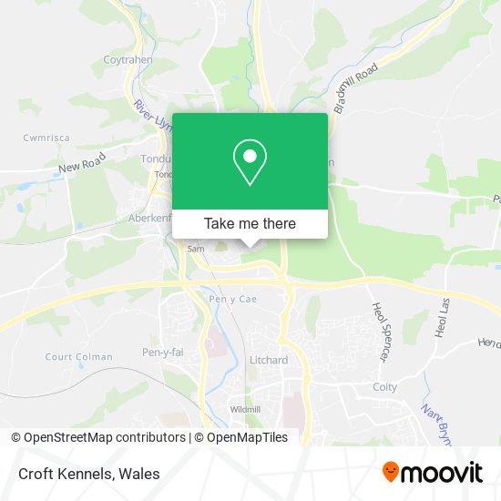 Croft Kennels map