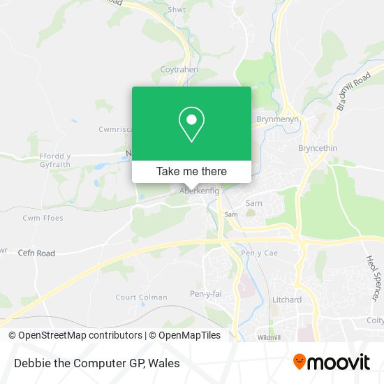 Debbie the Computer GP map