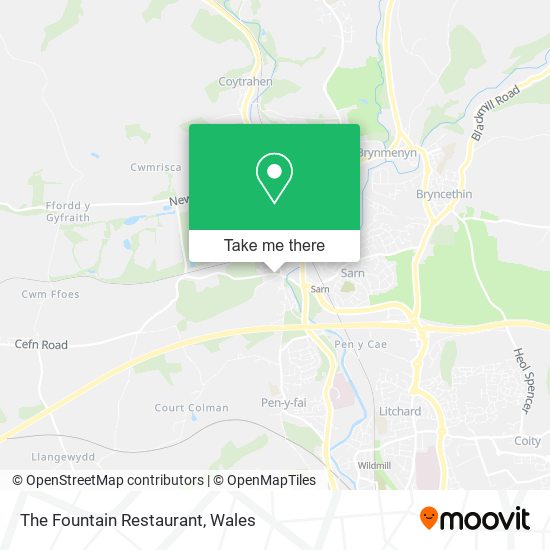 The Fountain Restaurant map