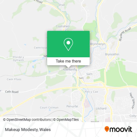 Makeup Modesty map