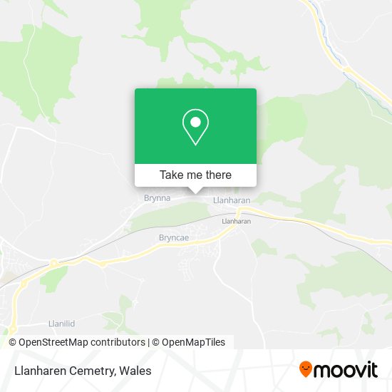Llanharen Cemetry map