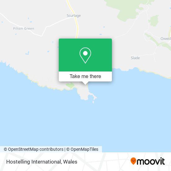 Hostelling International map