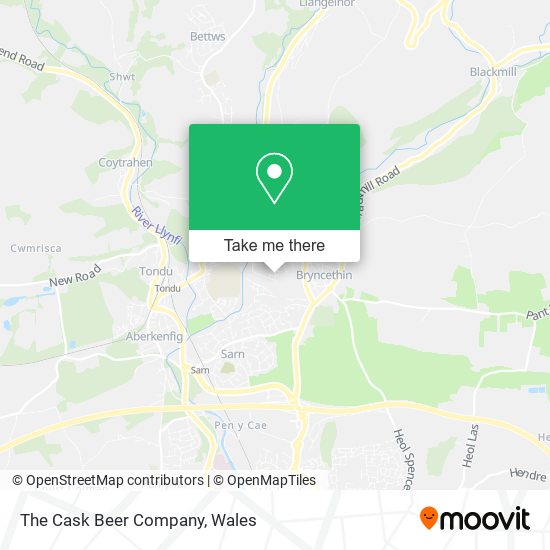 The Cask Beer Company map