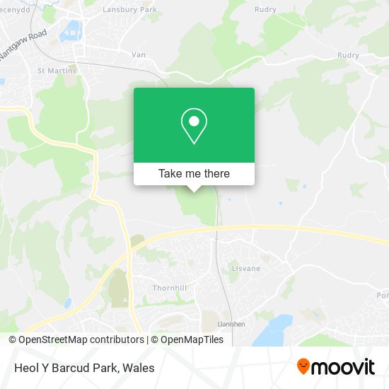 Heol Y Barcud Park map
