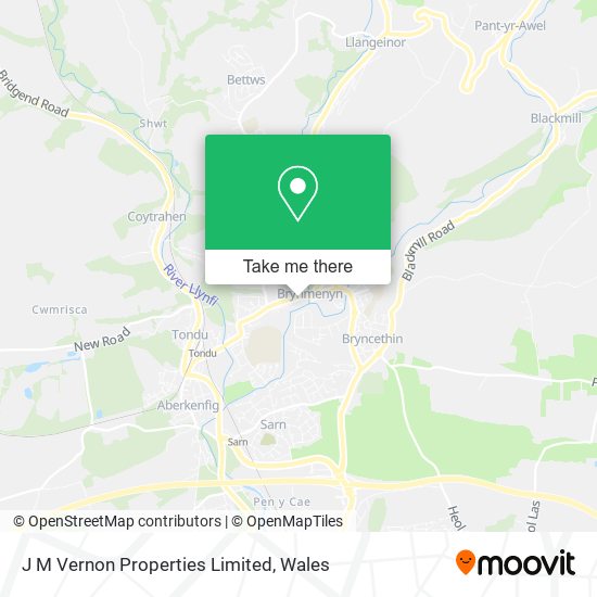 J M Vernon Properties Limited map