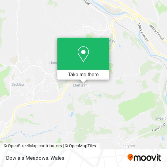 Dowlais Meadows map