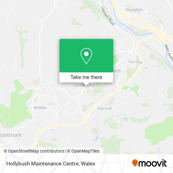 Hollybush Maintenance Centre map