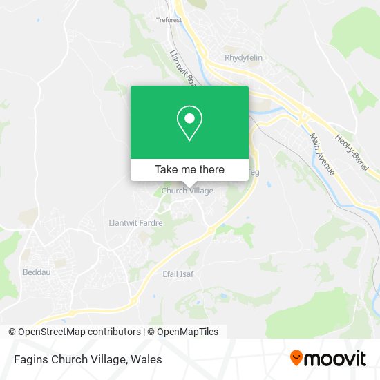 Fagins Church Village map