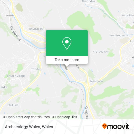 Archaeology Wales map