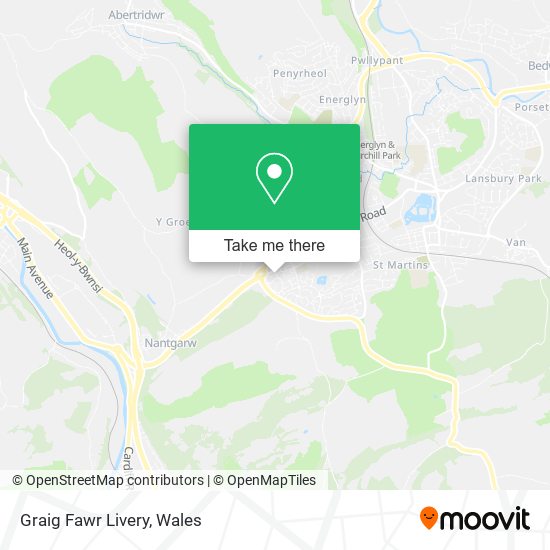 Graig Fawr Livery map