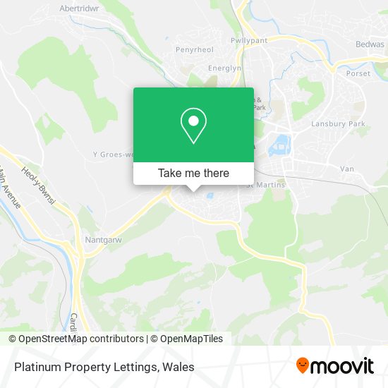 Platinum Property Lettings map