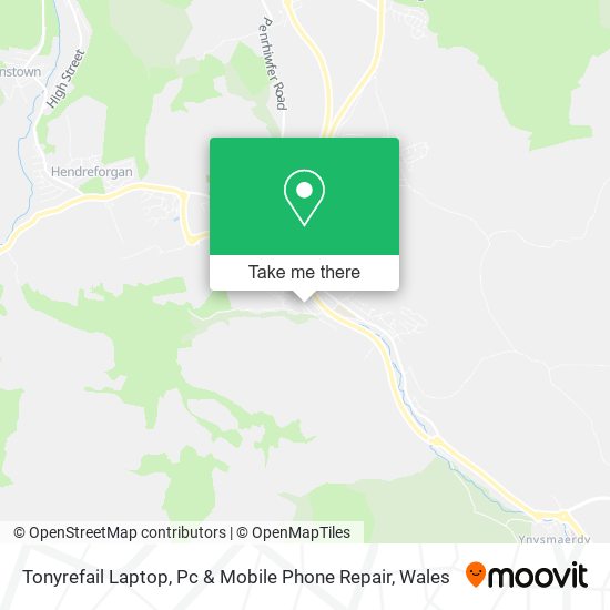 Tonyrefail Laptop, Pc & Mobile Phone Repair map