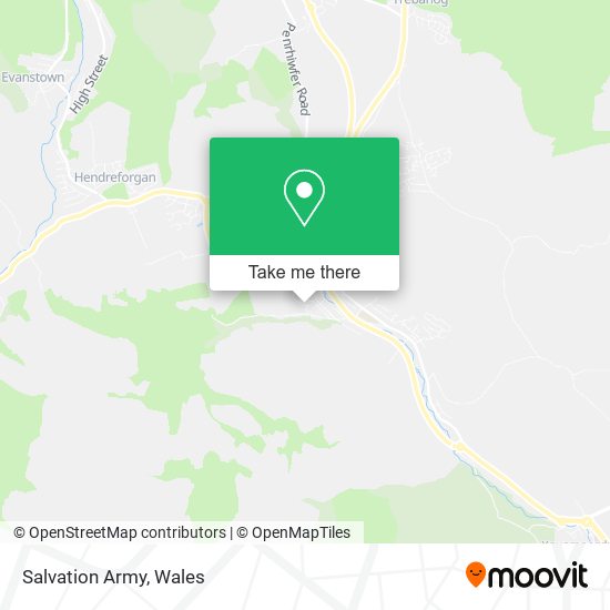 Salvation Army map