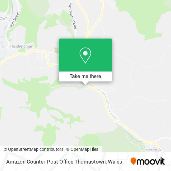 Amazon Counter-Post Office Thomastown map