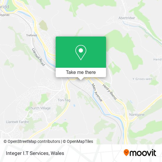 Integer I.T Services map