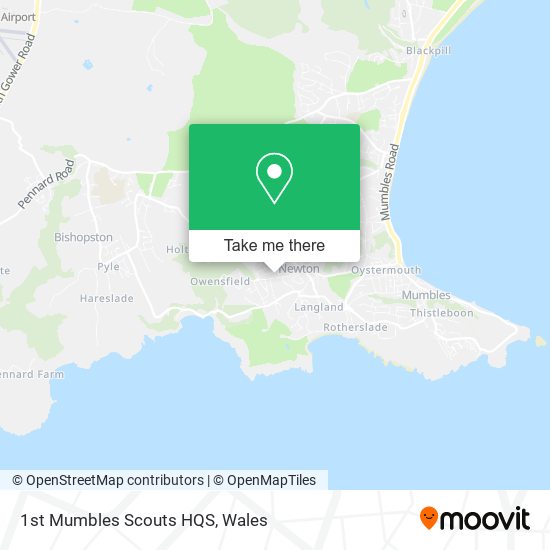 1st Mumbles Scouts HQS map
