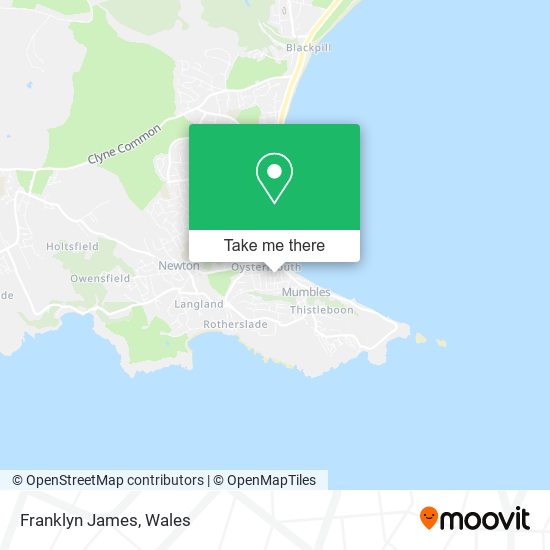Franklyn James map