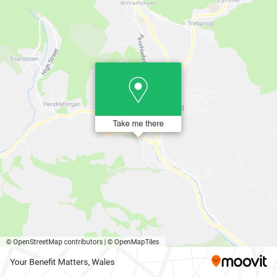 Your Benefit Matters map