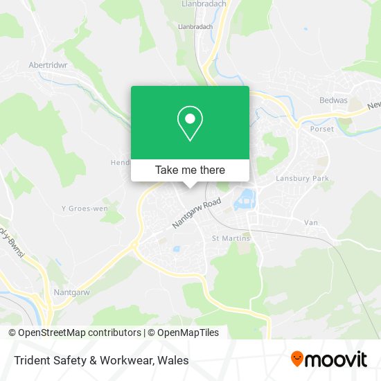 Trident Safety & Workwear map