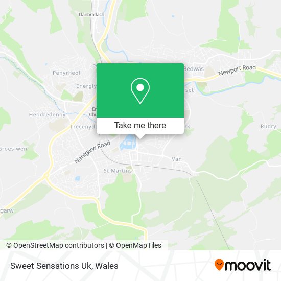 Sweet Sensations Uk map