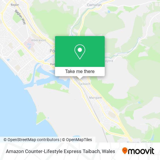 Amazon Counter-Lifestyle Express Taibach map