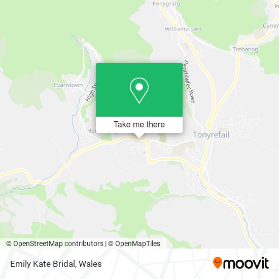 Emily Kate Bridal map