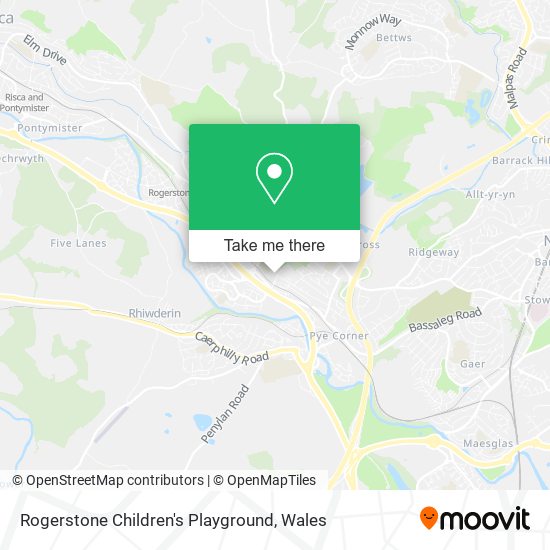 Rogerstone Children's Playground map