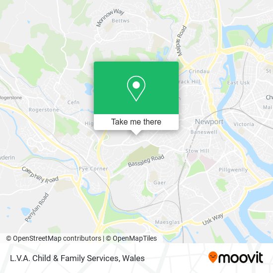 L.V.A. Child & Family Services map