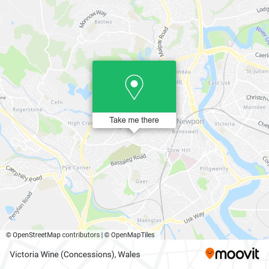 Victoria Wine (Concessions) map