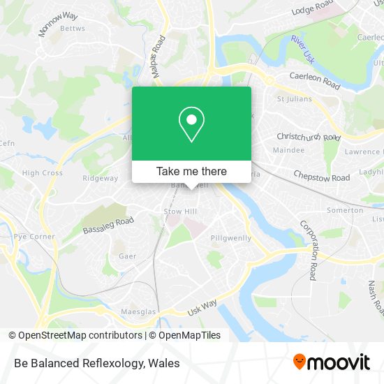Be Balanced Reflexology map