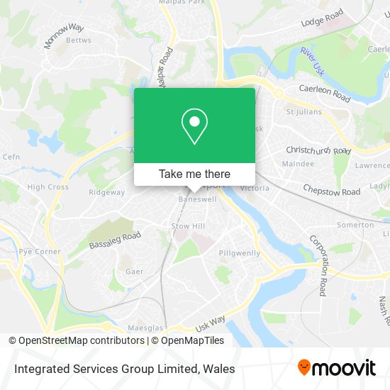 Integrated Services Group Limited map