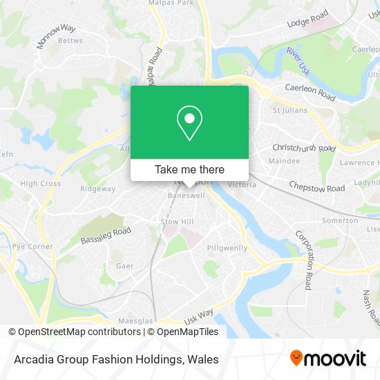 Arcadia Group Fashion Holdings map