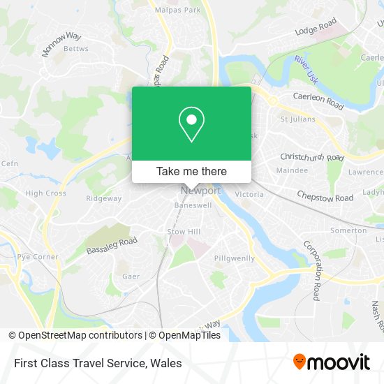 First Class Travel Service map