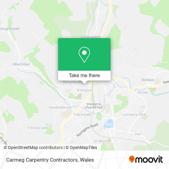 Carmeg Carpentry Contractors map