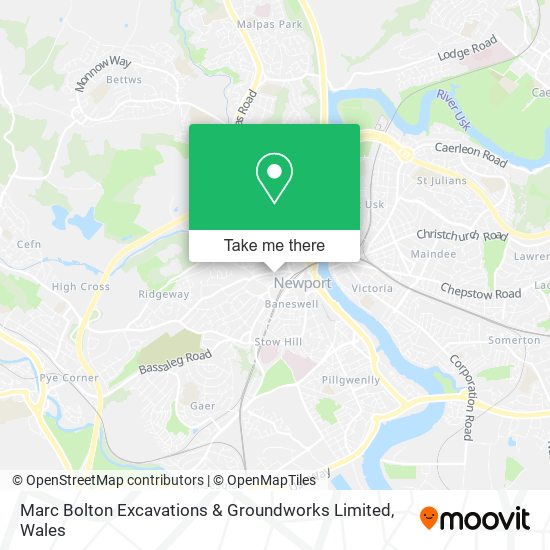 Marc Bolton Excavations & Groundworks Limited map