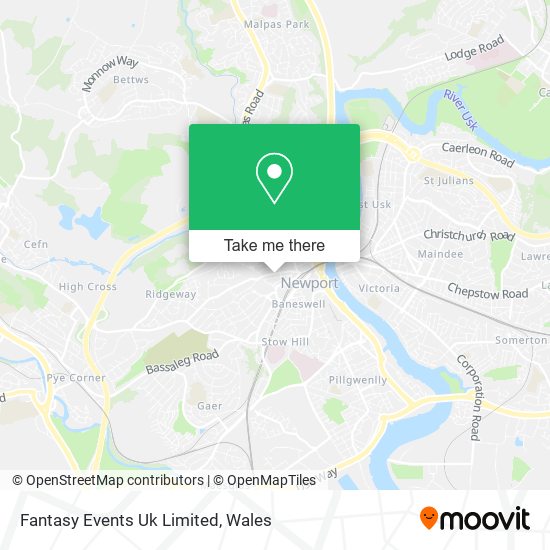 Fantasy Events Uk Limited map