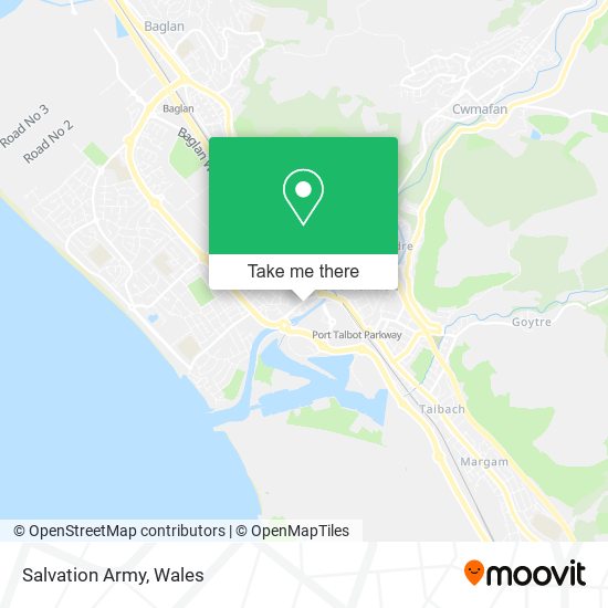Salvation Army map