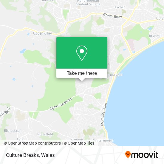 Culture Breaks map
