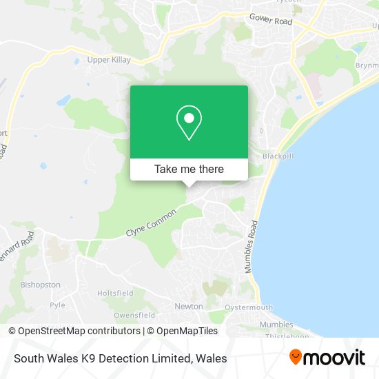 South Wales K9 Detection Limited map