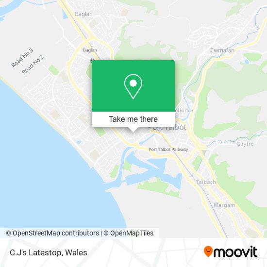 C.J's Latestop map