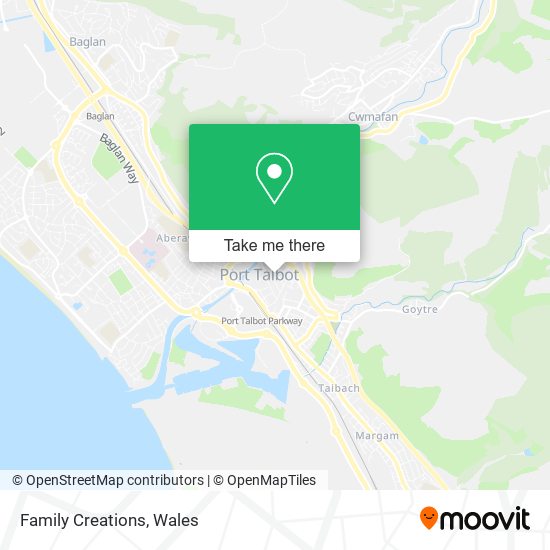 Family Creations map