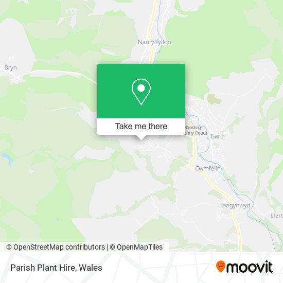 Parish Plant Hire map
