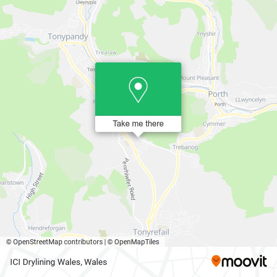 ICI Drylining Wales map