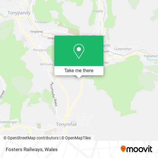 Fosters Railways map
