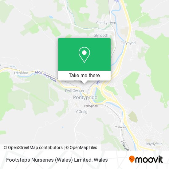 Footsteps Nurseries (Wales) Limited map