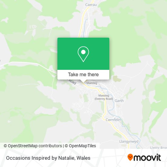 Occasions Inspired by Natalie map