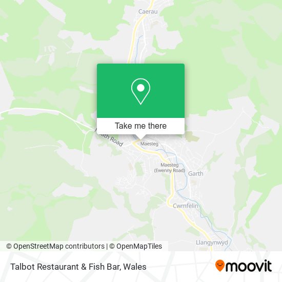 Talbot Restaurant & Fish Bar map